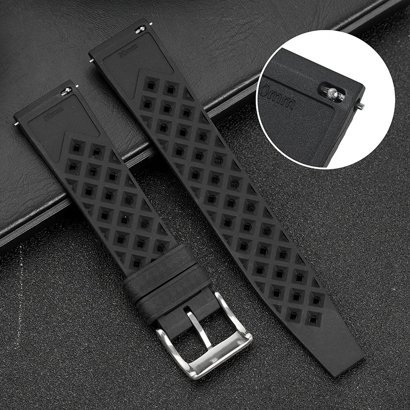 Smartwatch Casio Watches For Men - Tali Jam Tangan Karet Tropis 20Mm