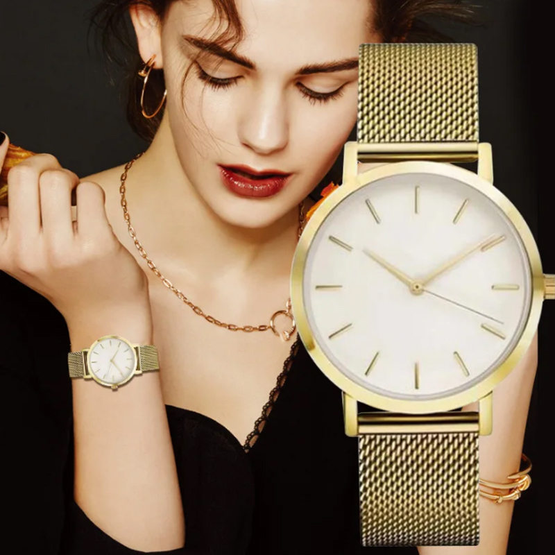 Minimalist Thin Watch - Jam tangan wanita merek Top jam