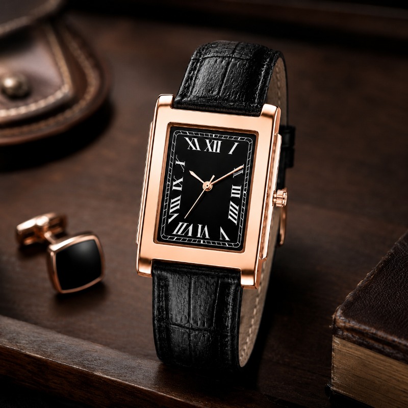 Smartwatch Square Watches For Men - Jam Tangan Pria Bisnis Klasik, Dial