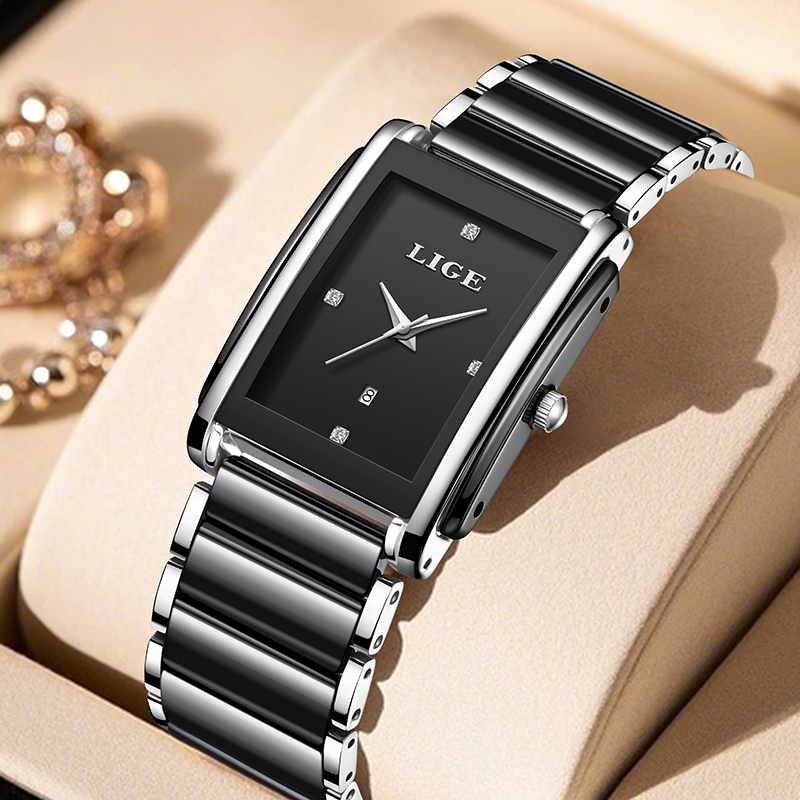 Waterproof Diving Watch - LIGE Jam Tangan Wanita Mewah Baru