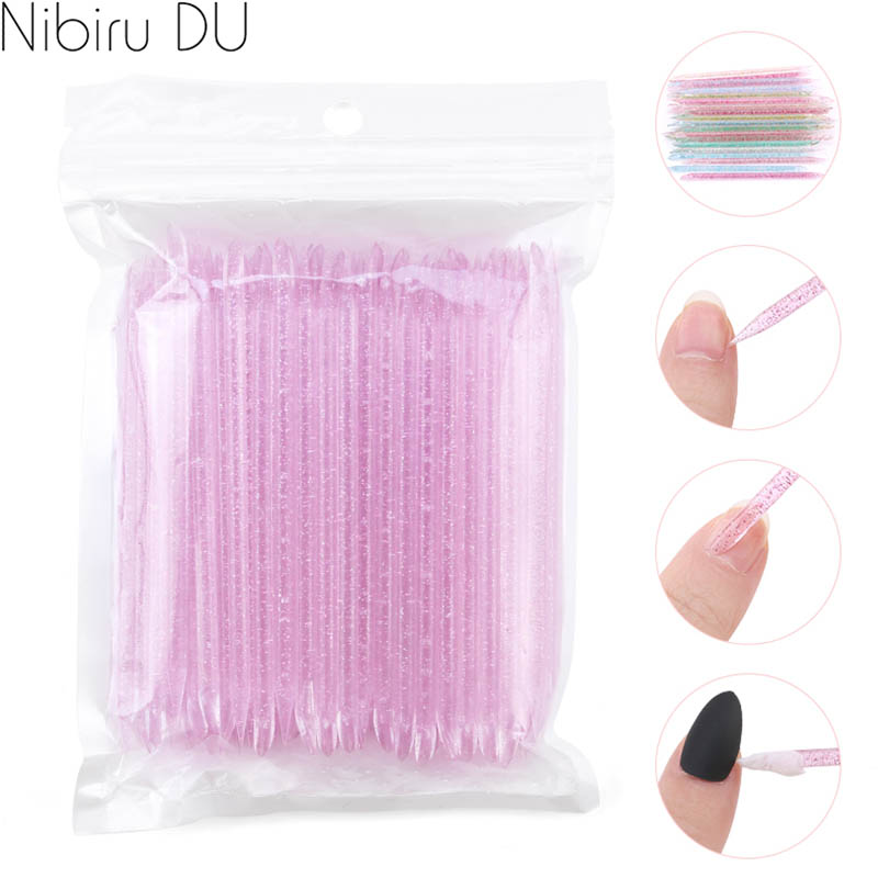 Crystal Press Tool - 50/100 Buah Alat Penghilang Kutikula Seni
