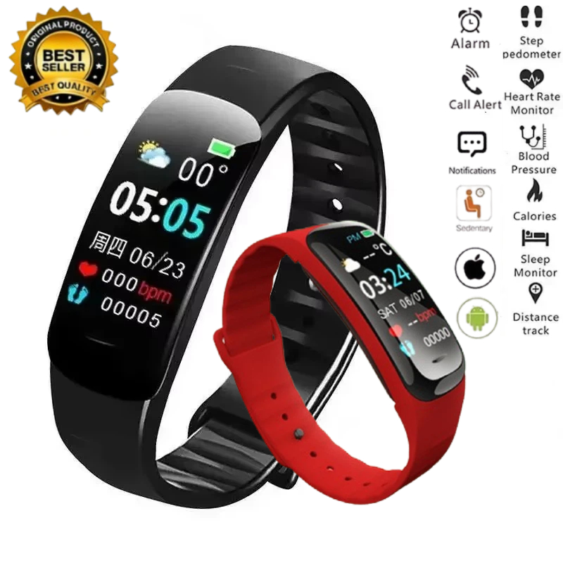 Smartwatch Watches For Girls - C1 Plus Jam Tangan Pintar Pelacak