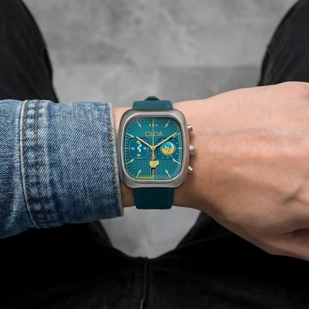 Smartwatch Square Watches For Men - CILOA Jam Tangan Pria Kronograf Persegi
