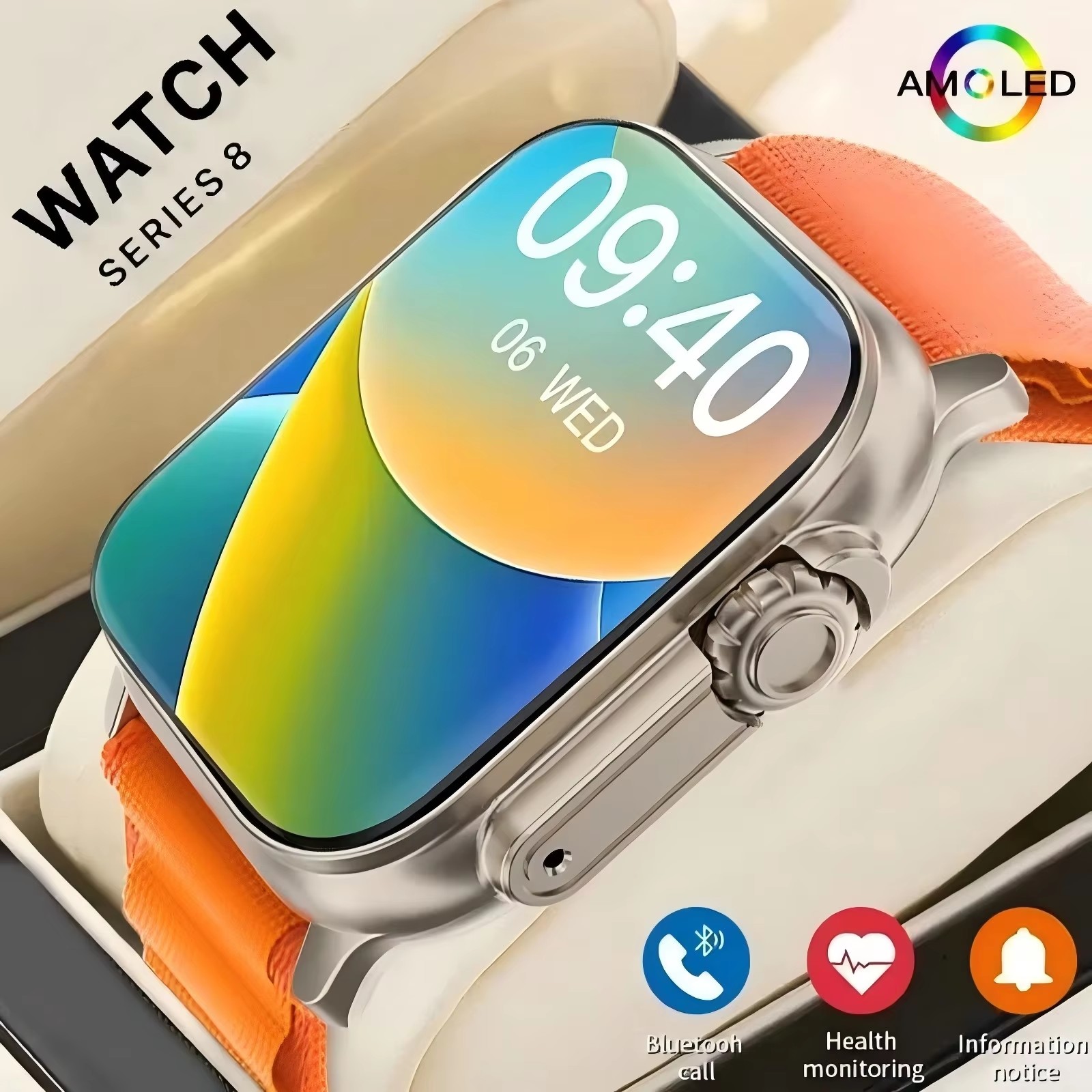Smartwatch Square Watches For Men - T900 Ultra 2 Jam Tangan Pintar