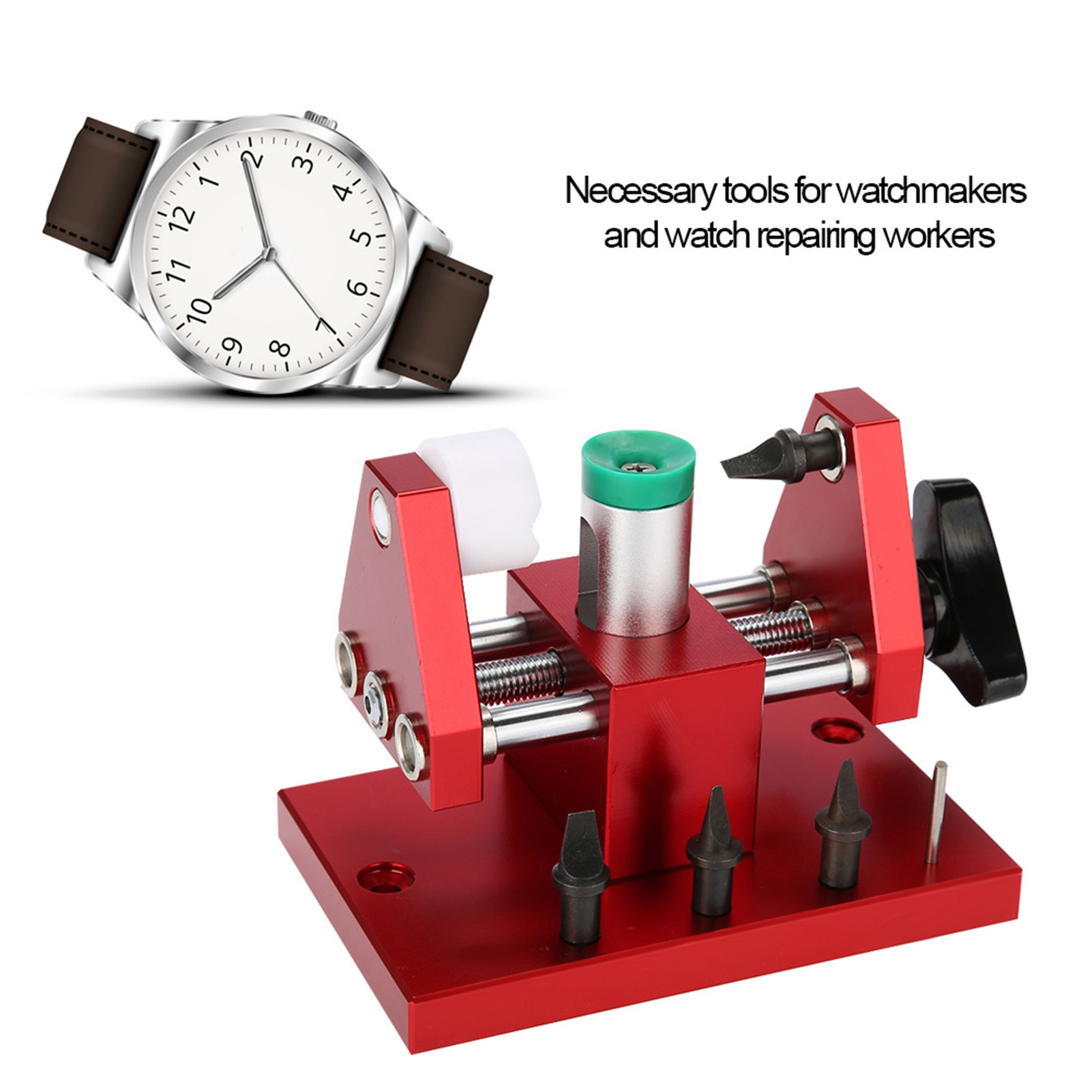 Crystal Press Tool - Pembuka Casing Belakang Jam Profesional, Pembuka