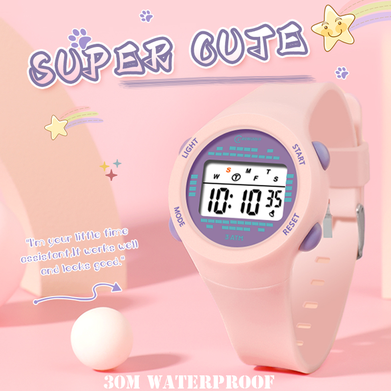 Smartwatch Pink Watches For Kids - Jam tangan anak elektronik, jam tangan