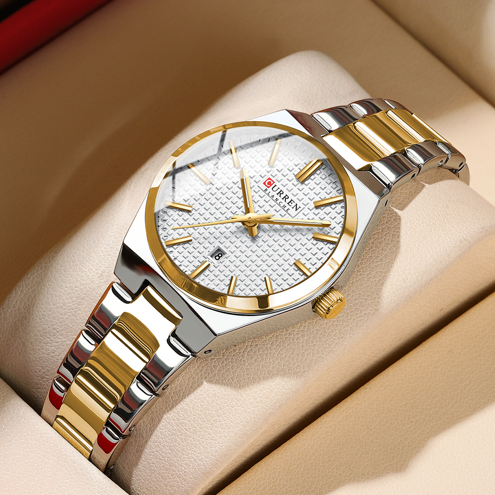 Minimalist Thin Watch - CURREN jam tangan kuarsa Jepang wanita,