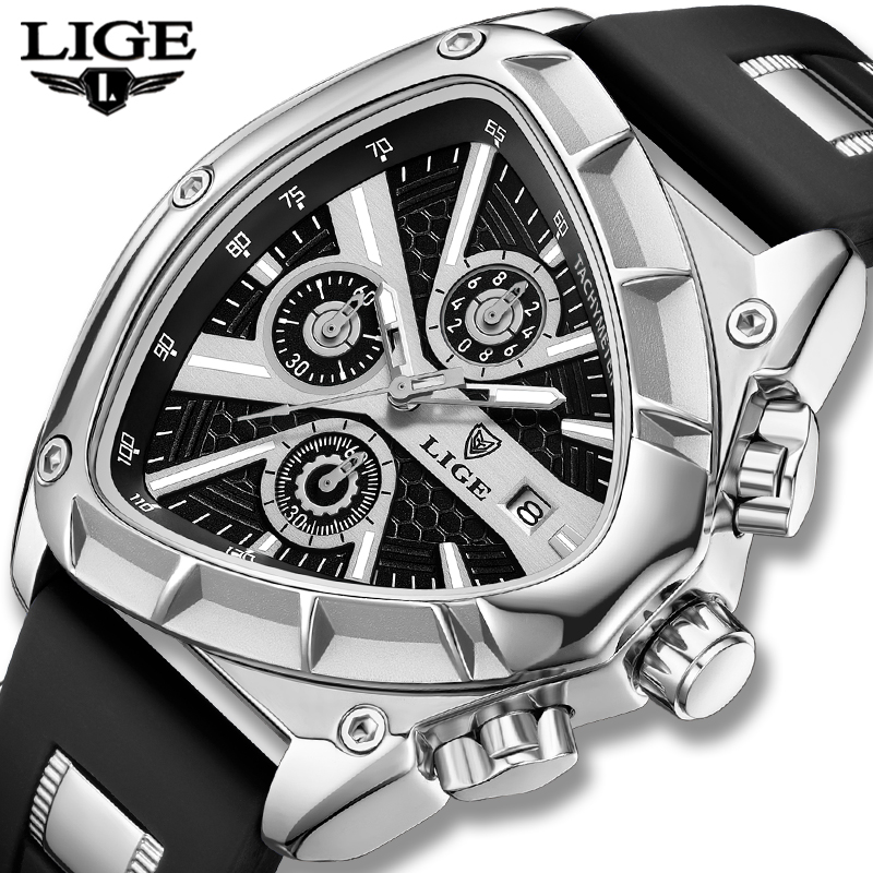 Smartwatch Army Watches For Men - LIGE Jam Tangan Pria Modis Jam