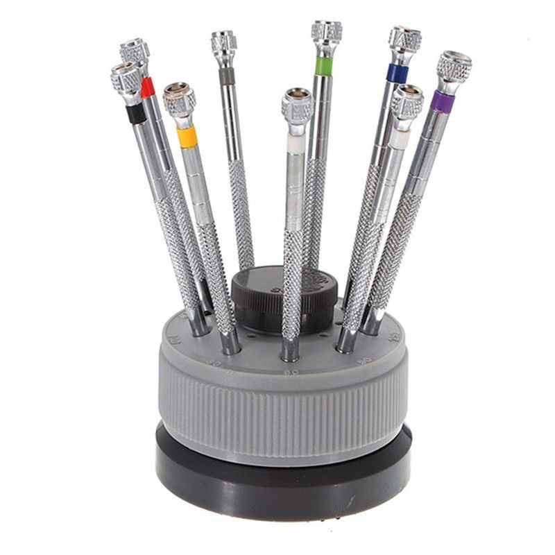 Crystal Press Tool - Set Obeng Presisi, Stainless Steel Alat
