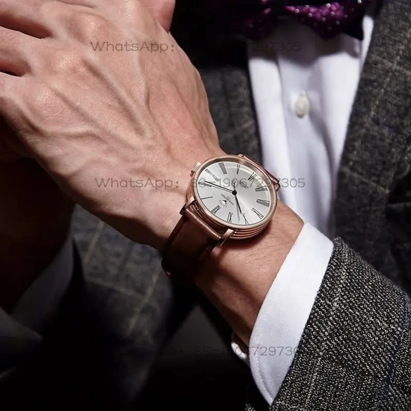 Skeleton Mechanical Watch - Jam Tangan Mekanis Otomatis Pria Shanghai