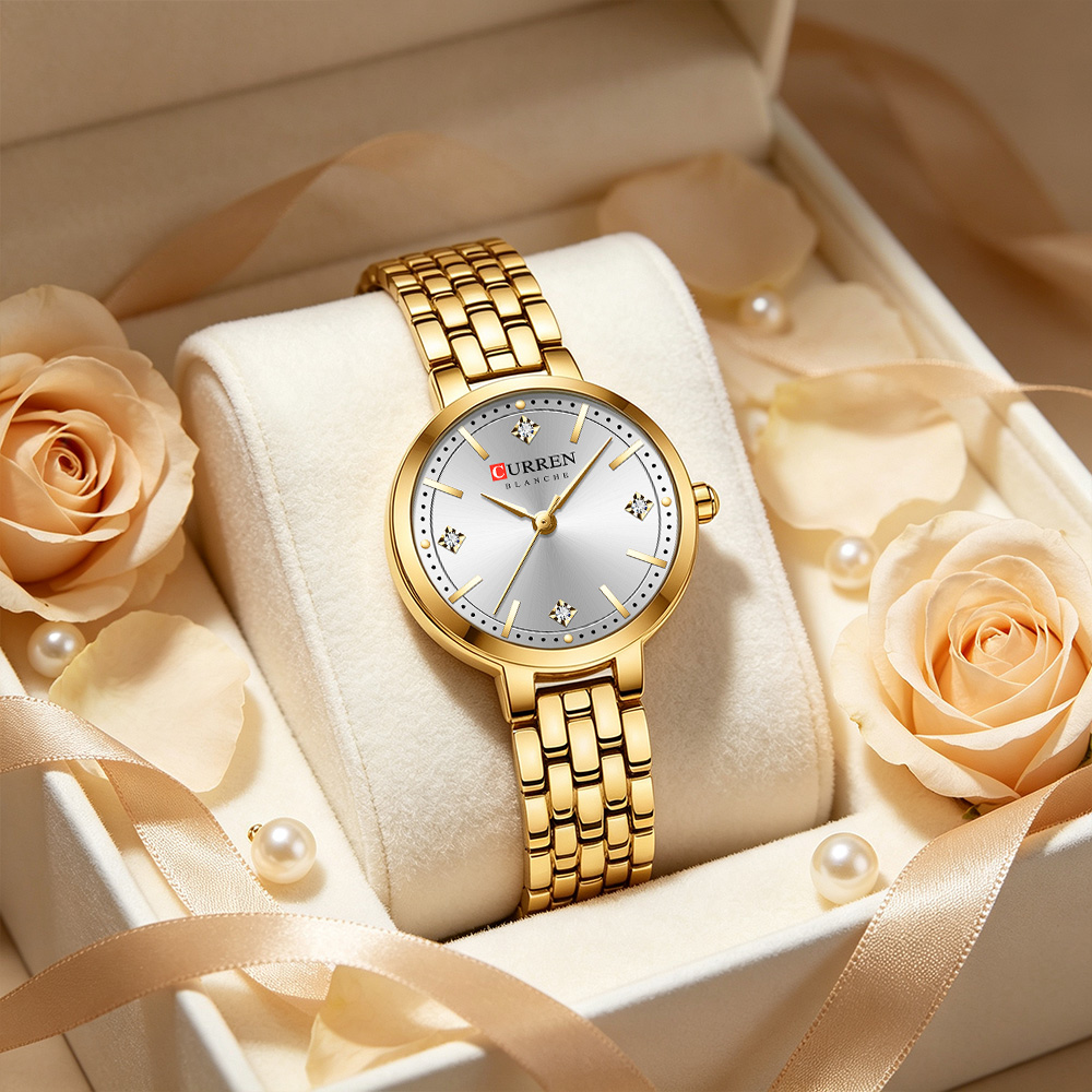 Minimalist Thin Watch - CURREN Jam Tangan Wanita Minimalis Tipis