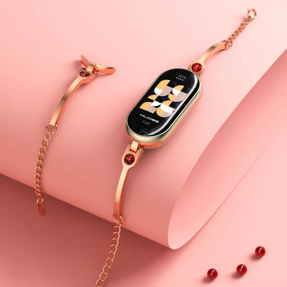 Smartwatch Watches For Girls - Tali pengganti baja tahan karat untuk
