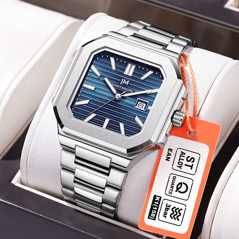 Smartwatch Square Watches For Men - JONNY MOORE K1050 Jam Tangan Fashion