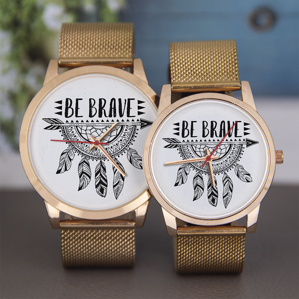 Leather Watch Strap - Arrow Cool Gift Jam Tangan Rosegold