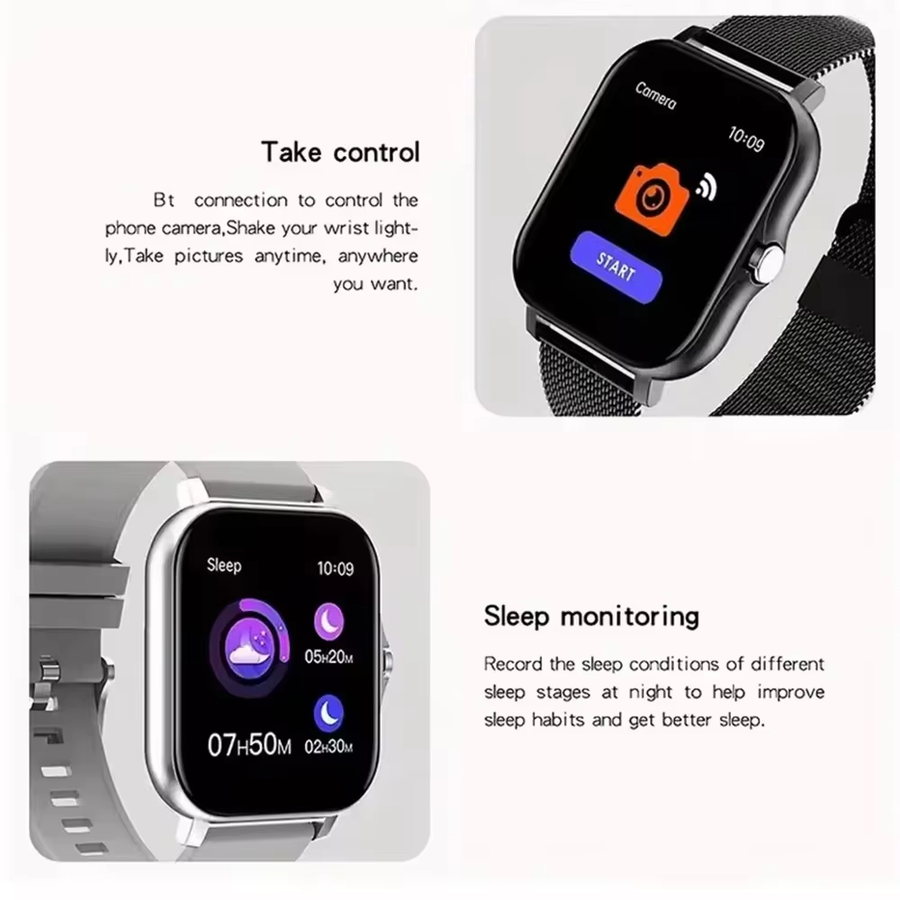 Lenovo 2026 Jam Tangan Pintar  - Smartwatch Square Watches For Men ulasan dan harga