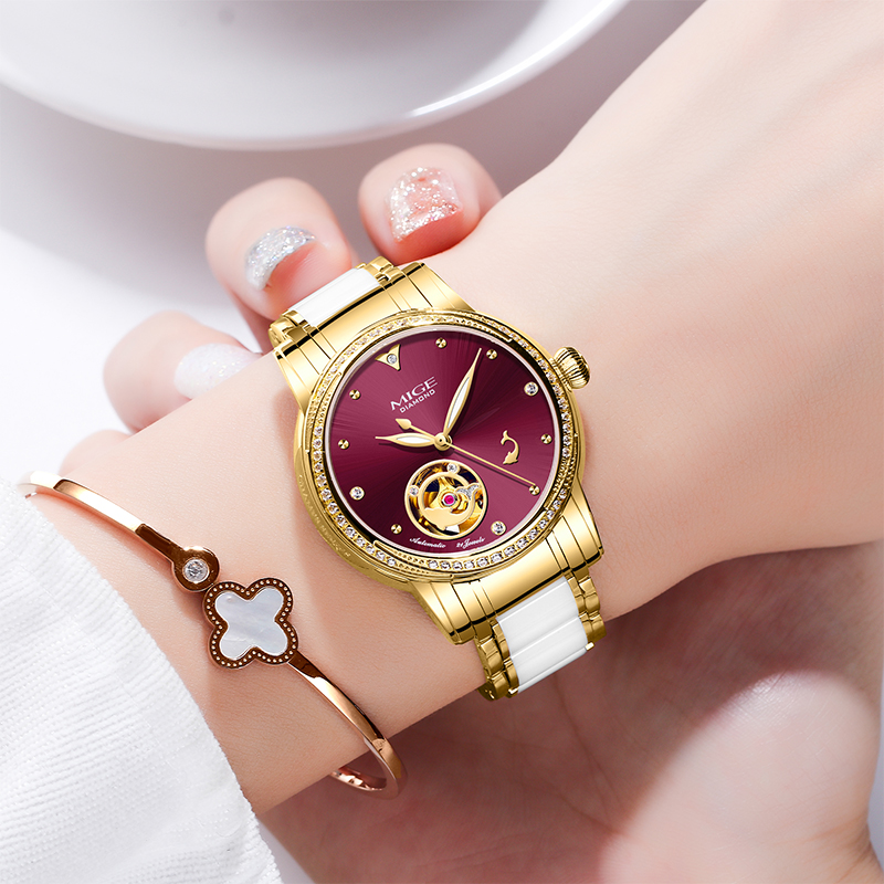 MIGE Jam Tangan Otomatis Skele - Skeleton Mechanical Watch ulasan dan harga