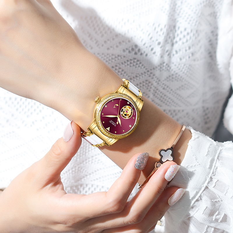 MIGE Jam Tangan Otomatis Skele - Skeleton Mechanical Watch ulasan dan harga