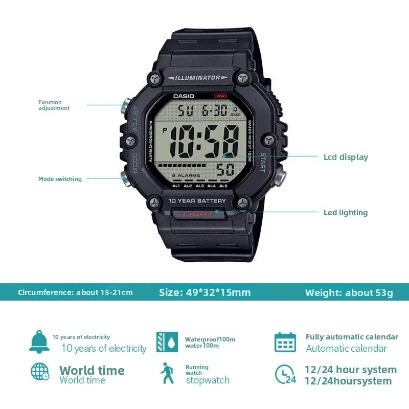 Jam Tangan Digital Casio Seri  - Smartwatch Casio Watches For Men ulasan dan harga