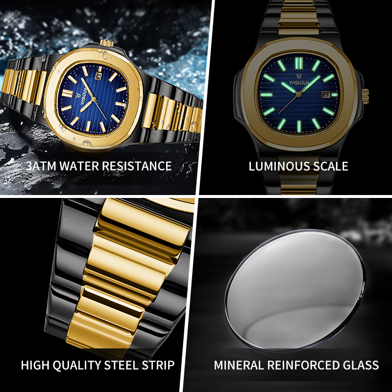 Jam Tangan Pria Fashion Square - Smartwatch Square Watches For Men ulasan dan harga