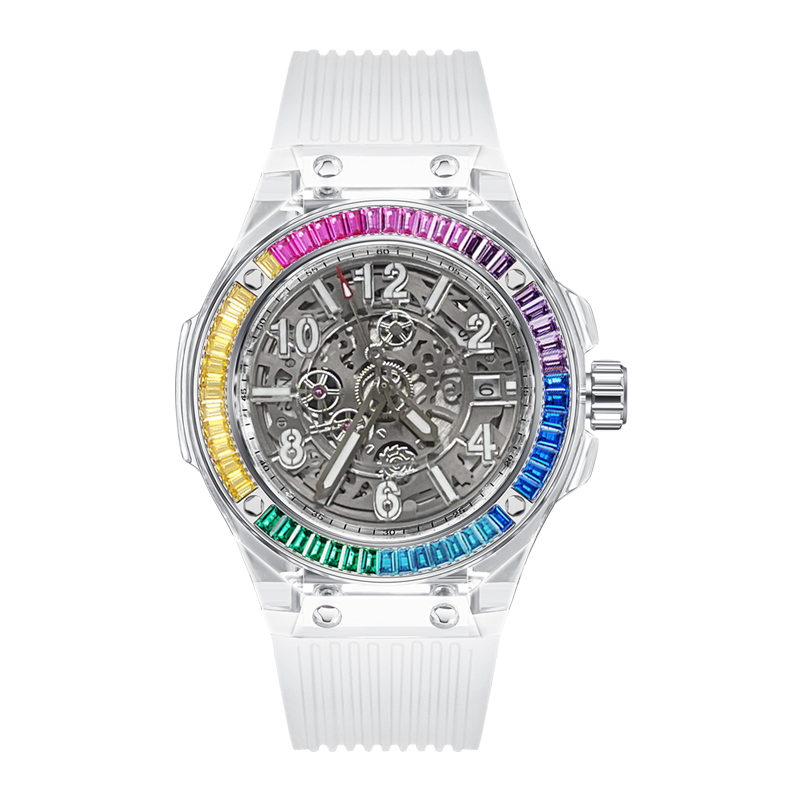 HANBORO Jam Tangan Otomatis Wa - Skeleton Mechanical Watch ulasan dan harga