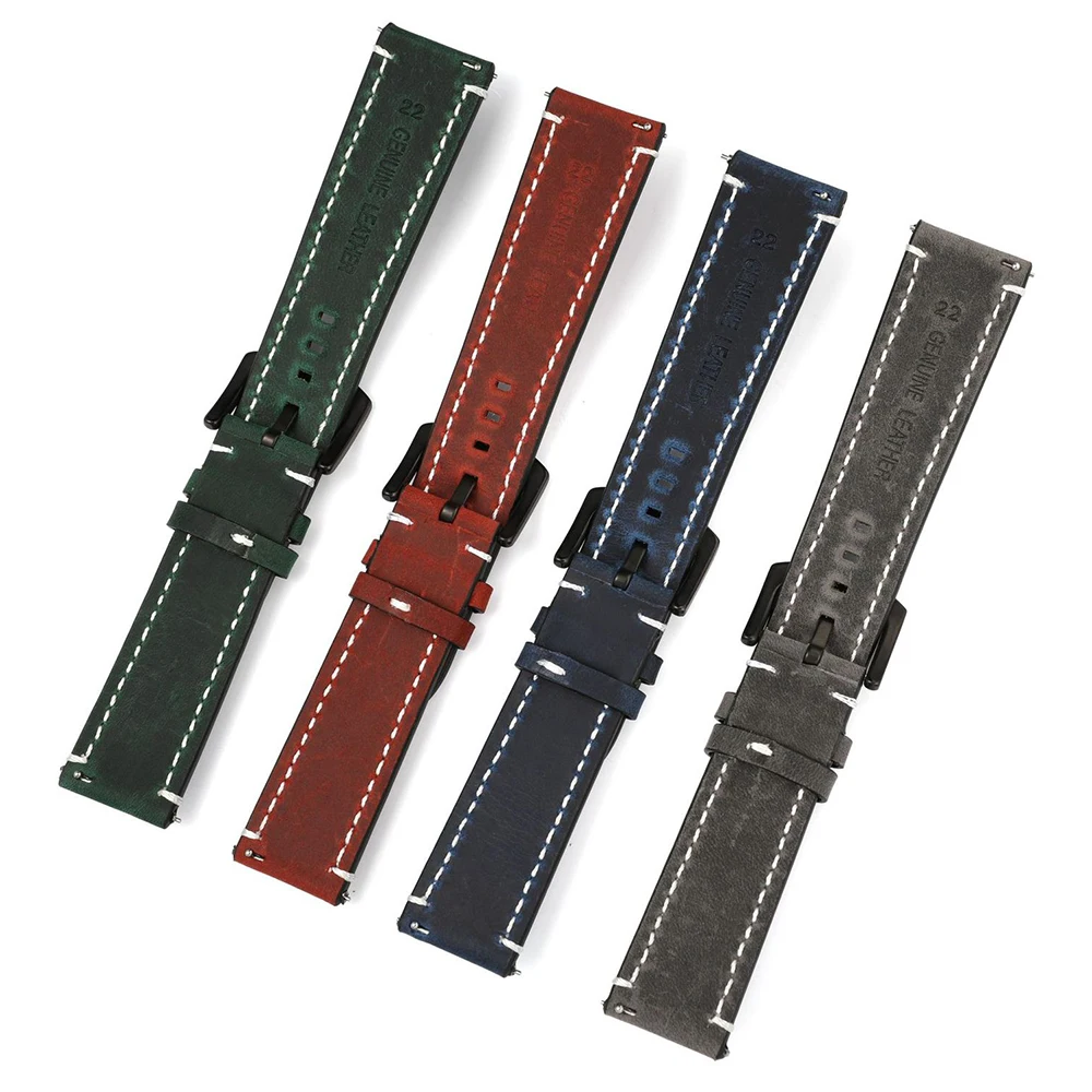 Tali jam kulit asli Retro untu - Watches Rolex Smartwatch ulasan dan harga