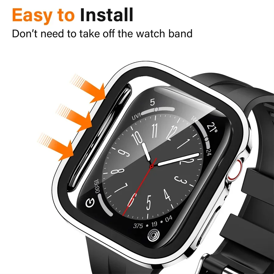 Kaca + penutup untuk casing Ap - Smartwatch Watches For Girls ulasan dan harga