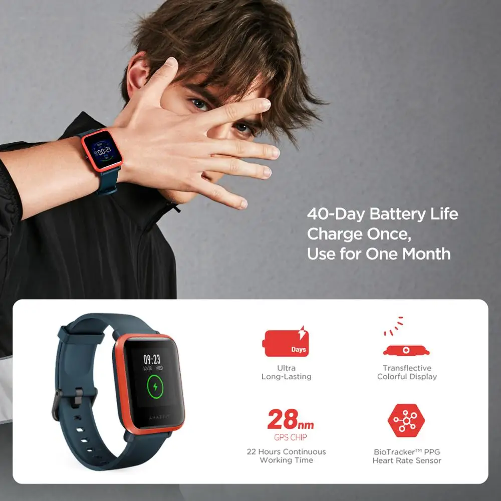 Jam Tangan Pintar Amazfit Bip  - Smartwatch Refurbished Watches ulasan dan harga