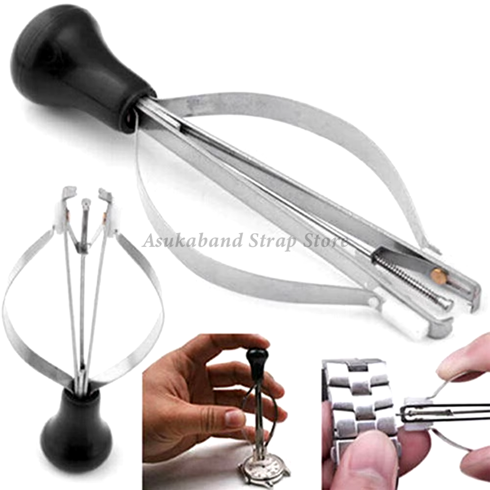 Jam tangan baja penunjuk penun - Crystal Press Tool ulasan dan harga