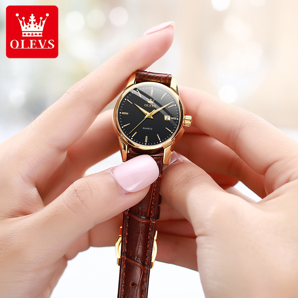 Jam Tangan OLEVS 6898 Jam Tang - Leather Watch Strap ulasan dan harga