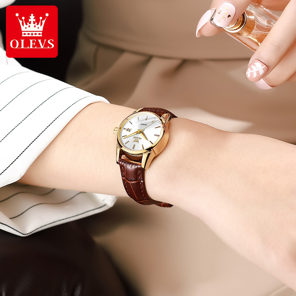 Jam Tangan OLEVS 6898 Jam Tang - Leather Watch Strap ulasan dan harga