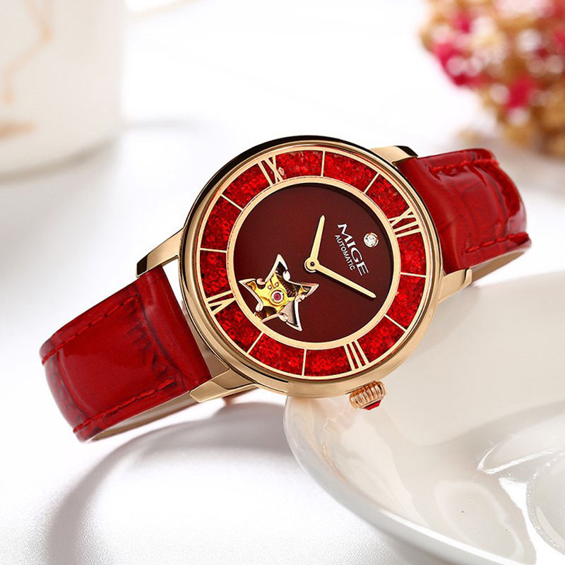 MIGE Jam Tangan Otomatis Skele - Skeleton Mechanical Watch ulasan dan harga