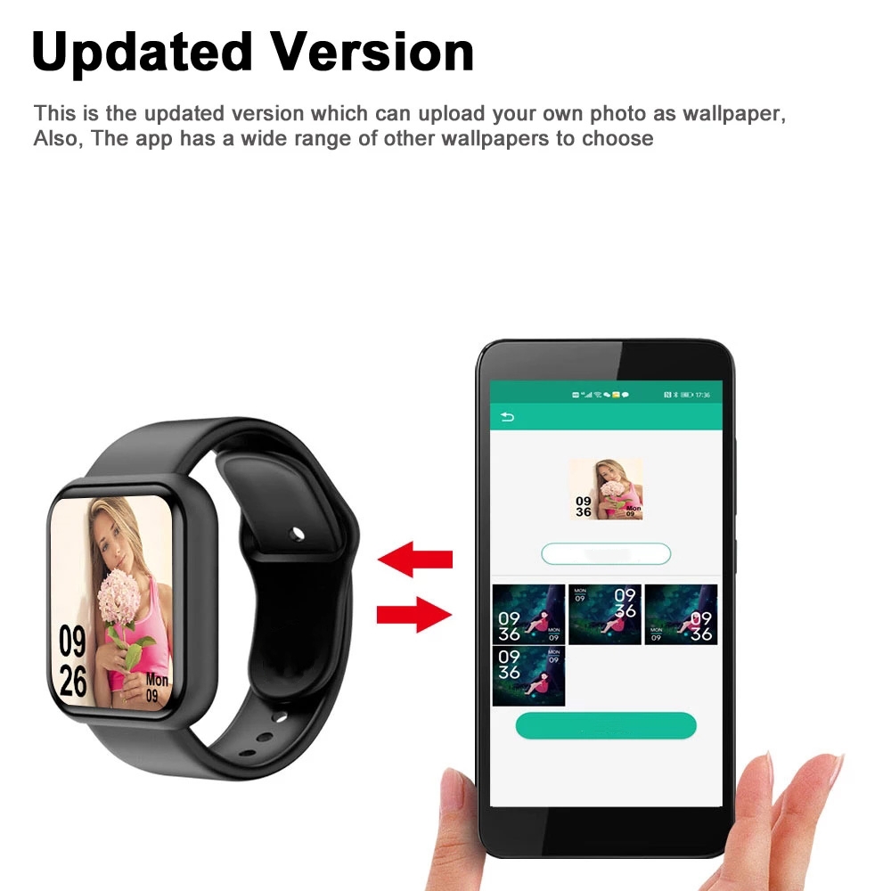 Jam tangan pintar olahraga pri - Smartwatch Watches For Girls ulasan dan harga