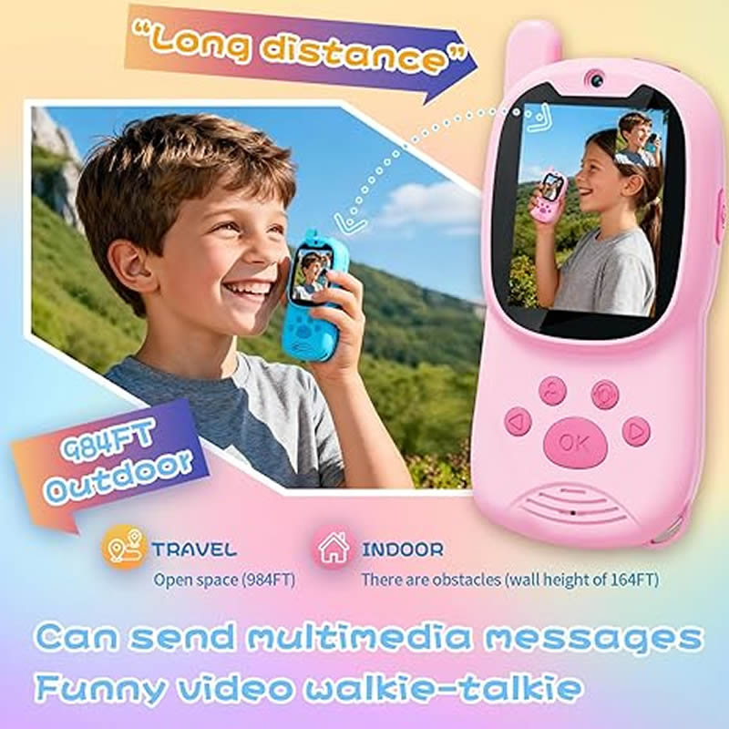 Walkie Talkie Lucu 2 Buah Isi  - Smartwatch Watches For Kid Girl ulasan dan harga