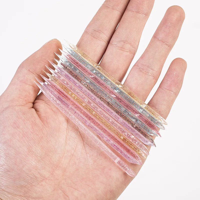 50/100 Buah Alat Seni Kuku Kri - Crystal Press Tool ulasan dan harga