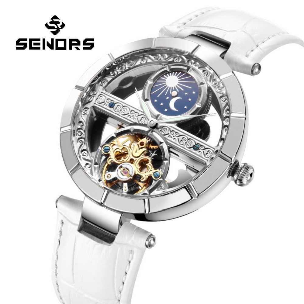 Jam tangan mekanis wanita, arl - Skeleton Mechanical Watch ulasan dan harga