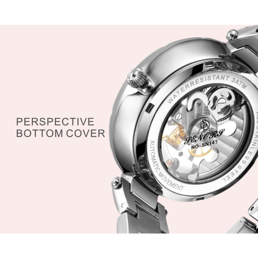 Jam tangan mekanis wanita, arl - Skeleton Mechanical Watch ulasan dan harga