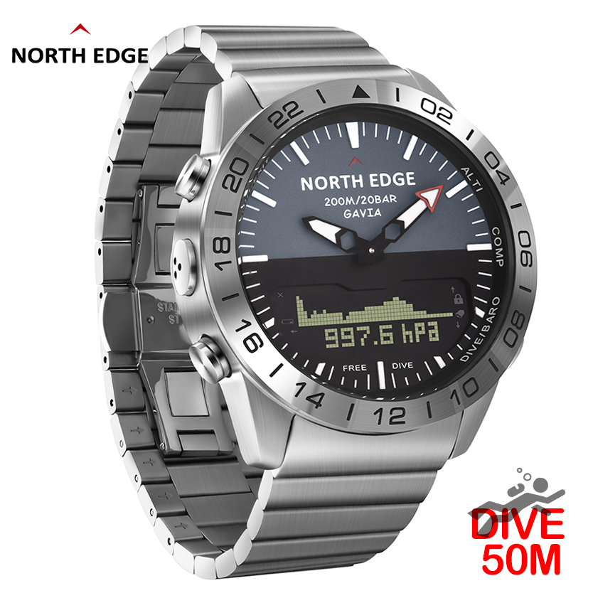 NORTH EDGE jam tangan cerdas p - Smartwatch Army Watches For Men ulasan dan harga