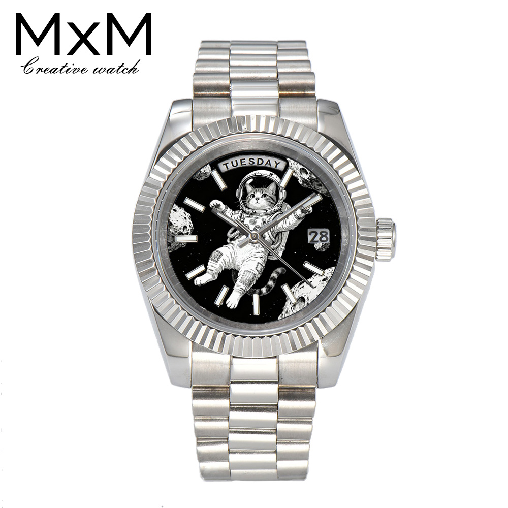 Jam Tangan Pria Kreatif 40mm/3 - Leather Watch Strap ulasan dan harga