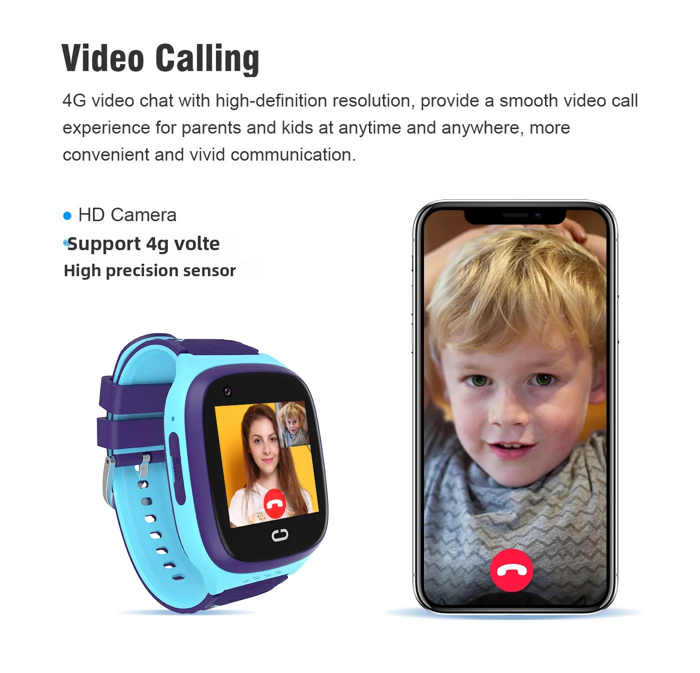Jam Tangan Pintar Anak 4G SOS  - Smartwatch Watches For Girls ulasan dan harga