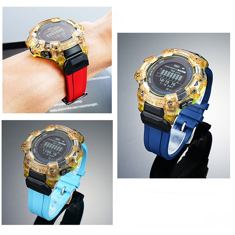 Tali Karet FKM untuk Jam Tanga - Smartwatch Casio Watches For Men ulasan dan harga