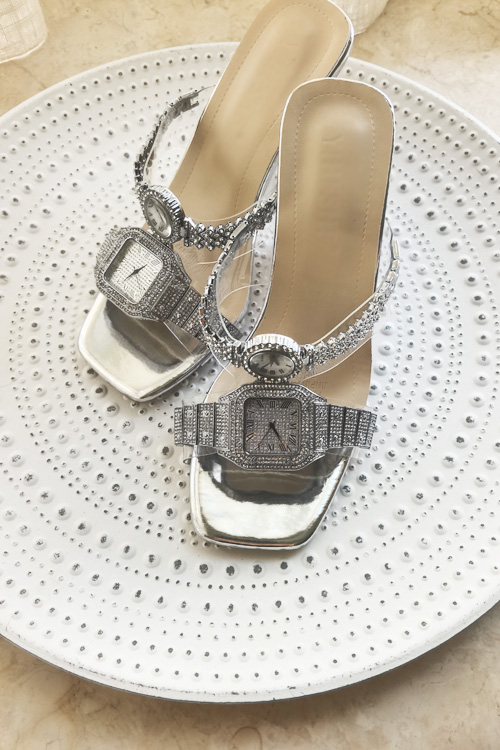 Sepatu hak tinggi kristal desa - Leather Watch Strap ulasan dan harga