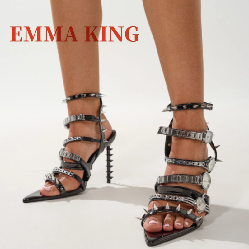 Sandal Stiletto Ujung Runcing  - Leather Watch Strap ulasan dan harga
