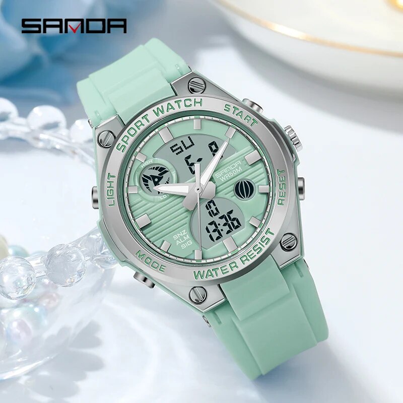 SANDA jam tangan Digital LED w - Minimalist Thin Watch ulasan dan harga