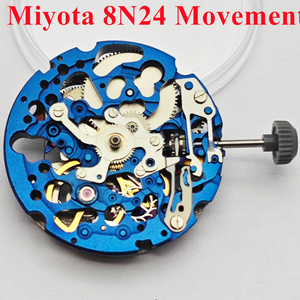 Mesin Jam Miyota 8N24 Automati - Skeleton Mechanical Watch ulasan dan harga