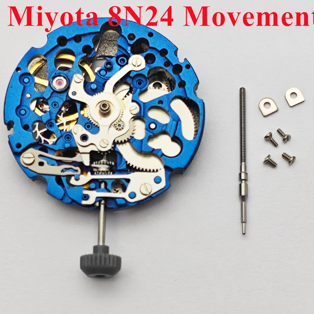 Mesin Jam Miyota 8N24 Automati - Skeleton Mechanical Watch ulasan dan harga