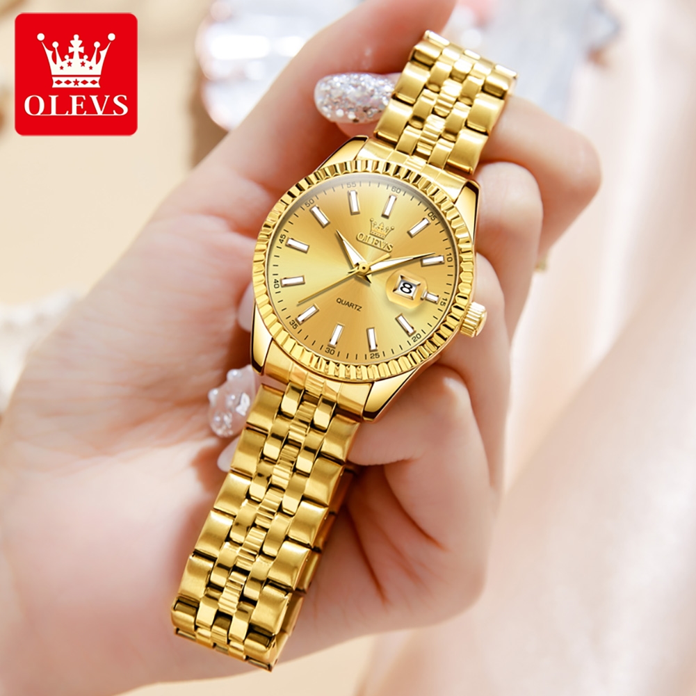 OLEVS jam tangan Quartz wanita - Waterproof Diving Watch ulasan dan harga