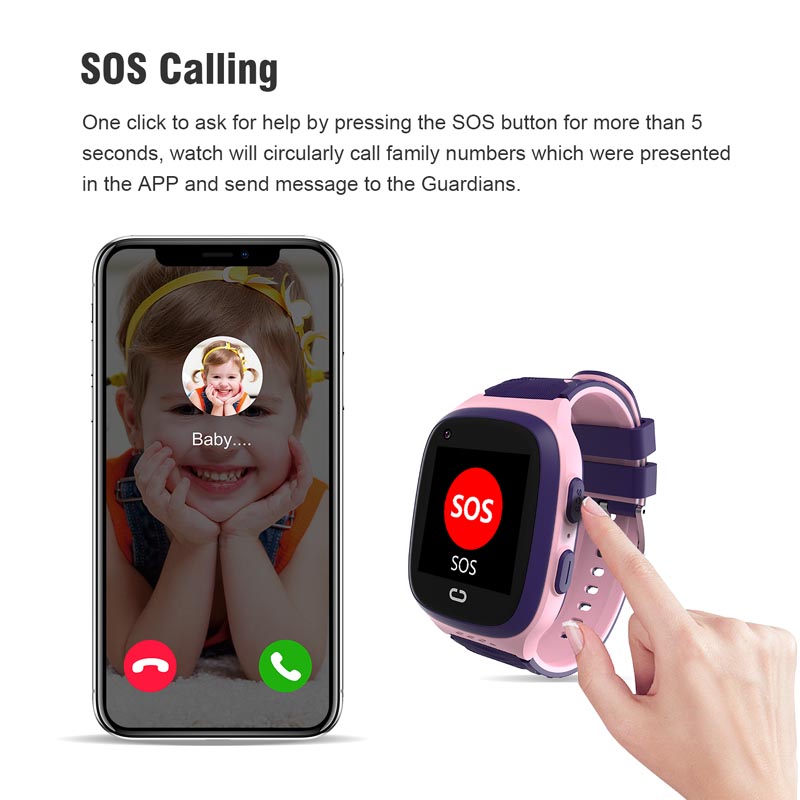 Jam Tangan Ponsel Android 4G G - Smartwatch Watches For Kid Girl ulasan dan harga