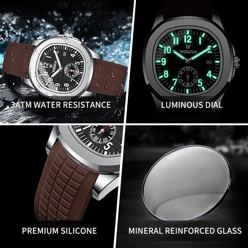 Jam Tangan Pria Bermerek Olahr - Smartwatch Square Watches For Men ulasan dan harga