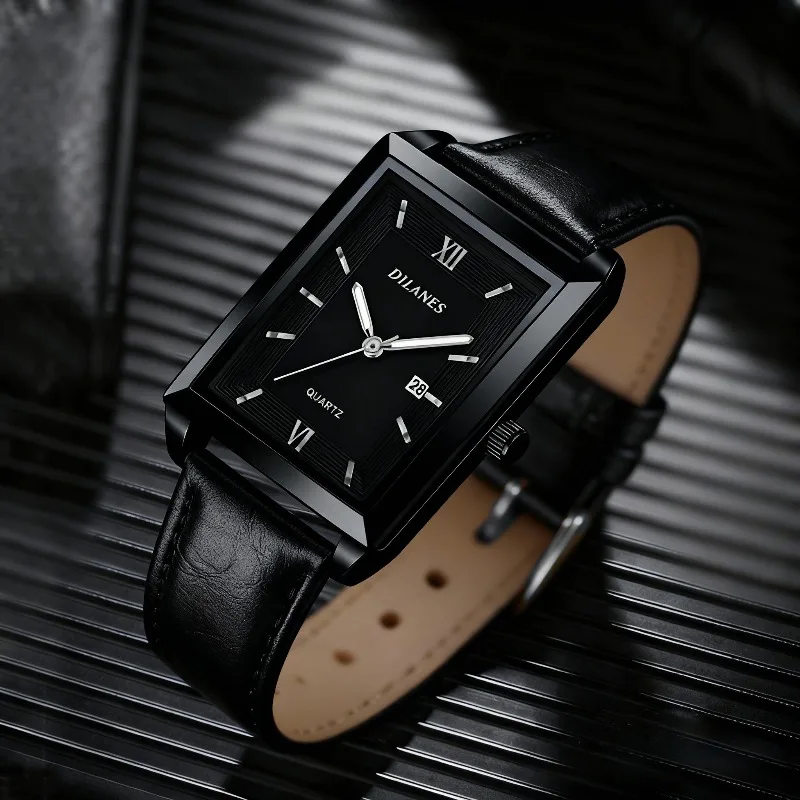 Jam Tangan Pria Kulit Kasual J - Smartwatch Square Watches For Men ulasan dan harga