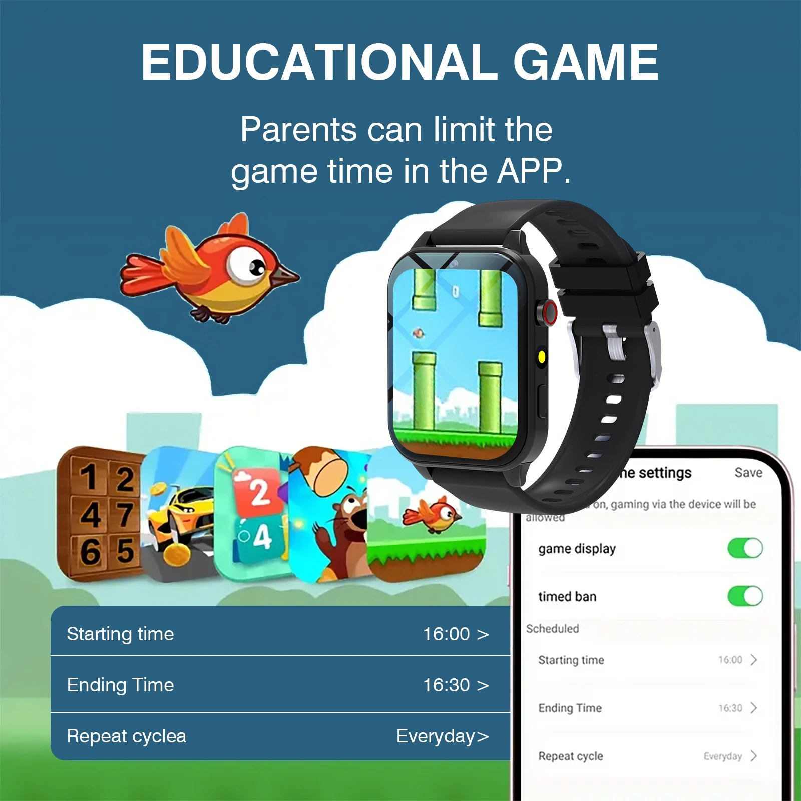 Jam Tangan Pintar Anak 18 Perm - Smartwatch Watches For Kid Girl ulasan dan harga